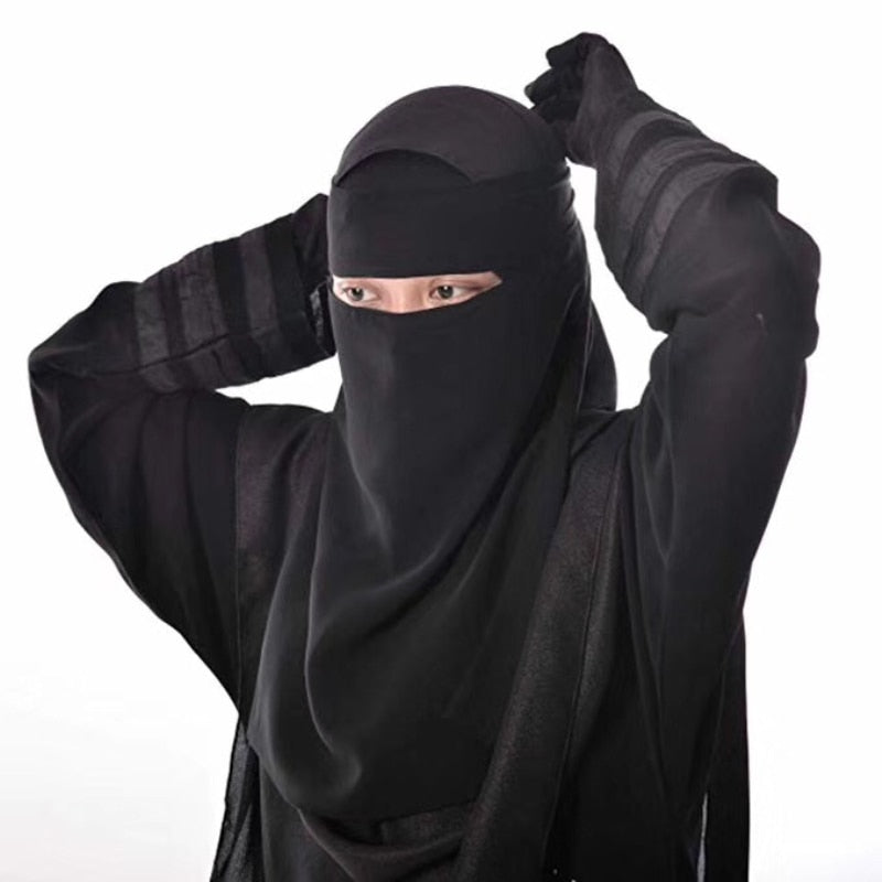 High quality one layer chiffon Niqab