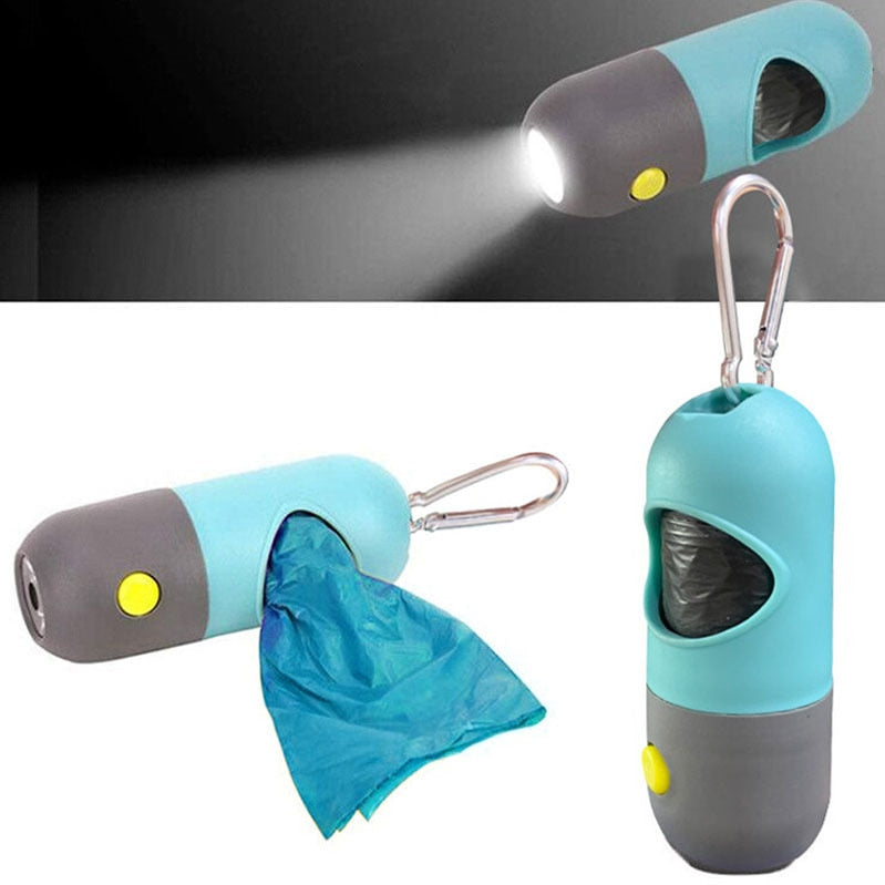 Dispenser LED light Waste Bags Holder