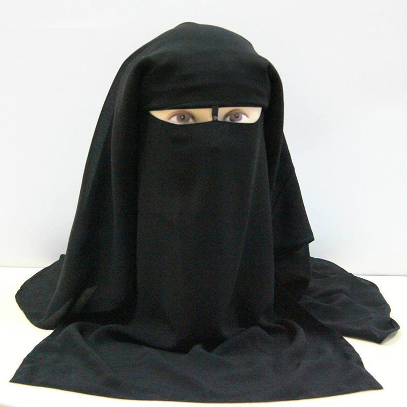 Three Layers Chiffon Niqab