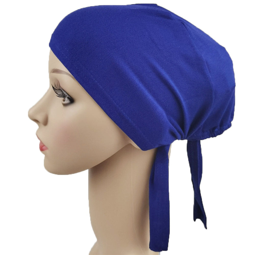 Tube Bone Bonnet Muslim Hijab