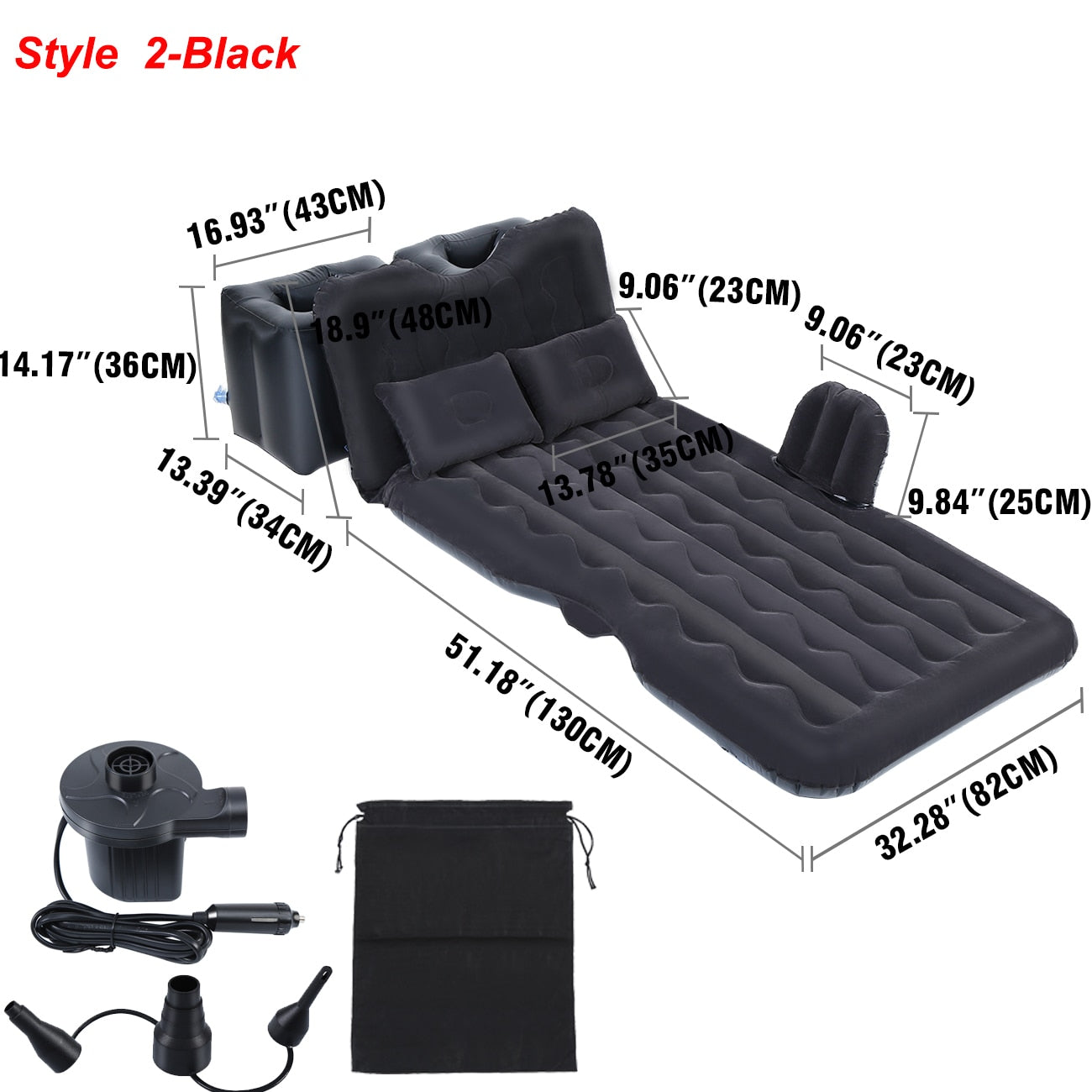 Samger Car Inflatable Bed