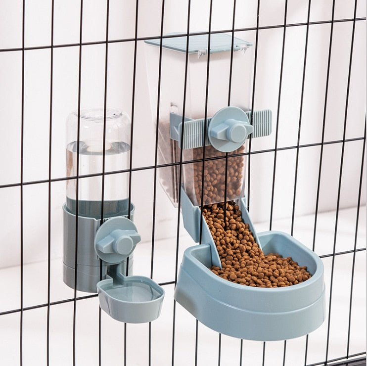 Automatic Pet Bowls Cage
