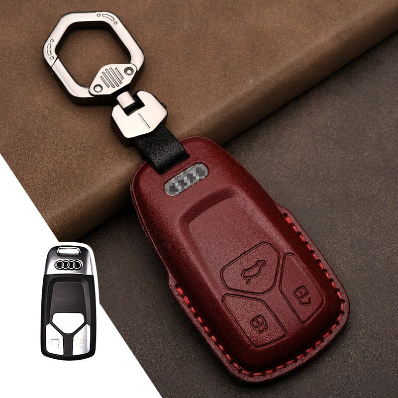 Leather Car Key Case