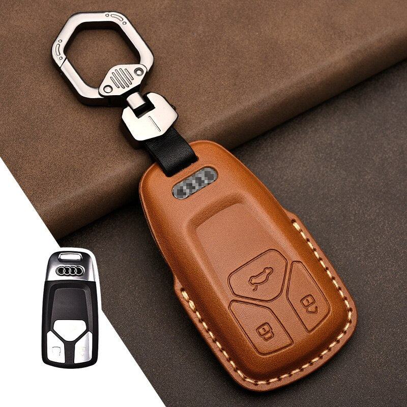 Leather Car Key Case