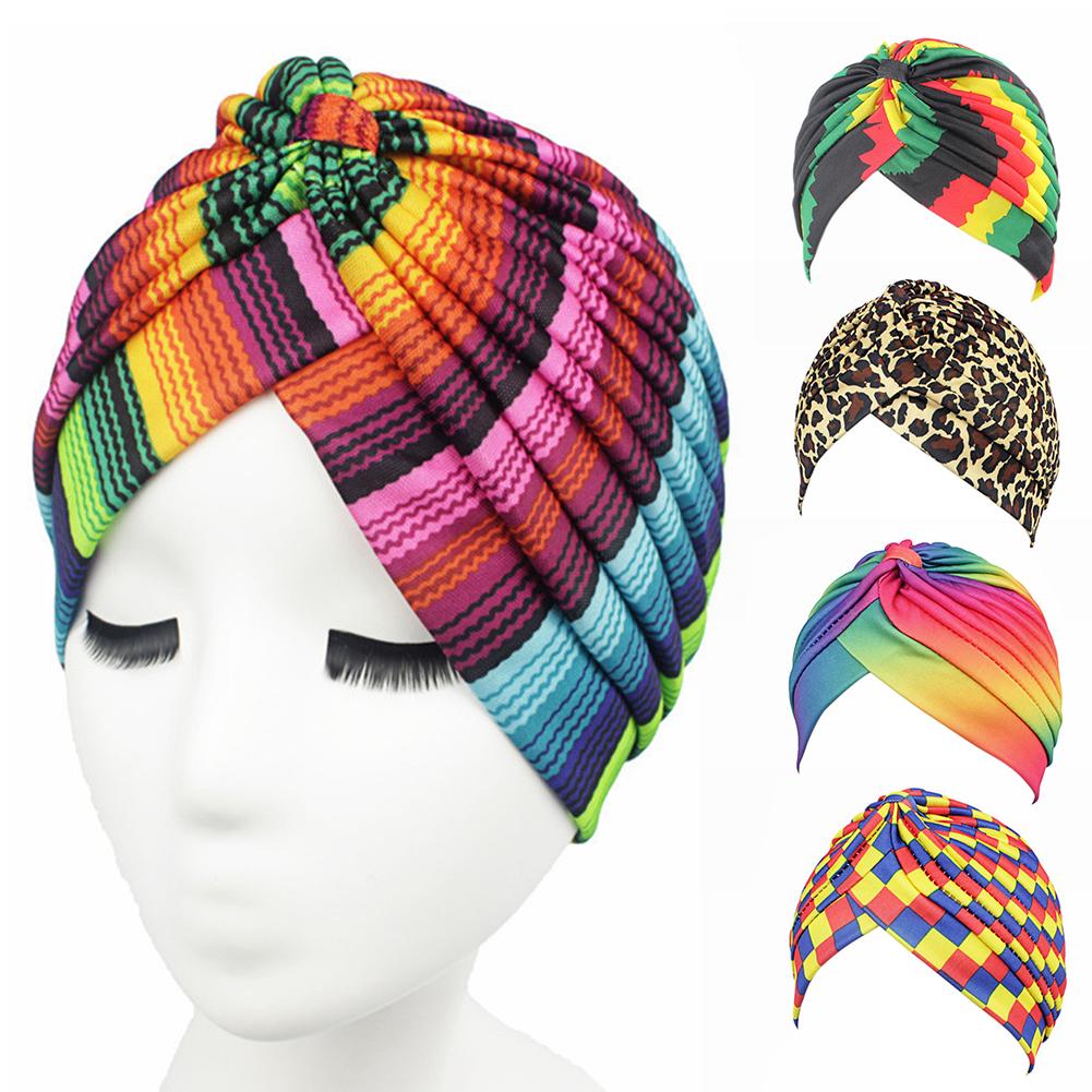 Rainbow Color Hijab Turban