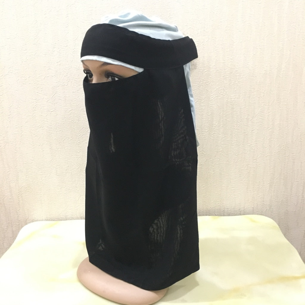 High quality one layer chiffon Niqab