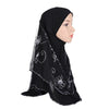 Load image into Gallery viewer, Embroidery Net Pull On Islamic Scarf