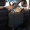 Crystal Rhinestone PU Leather Car Storage Bag