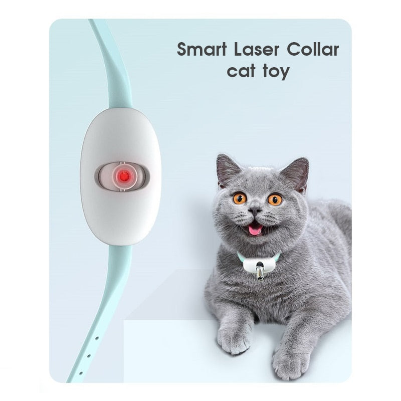 Smart Laser Teasing Cat Collar