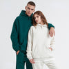Laden Sie das Bild in den Galerie-Viewer, Solid Color Hooded Sweater 2-Piece Set