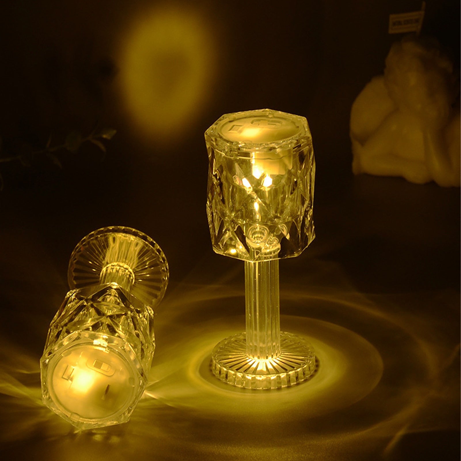 Crystal Table Lamp Night Light