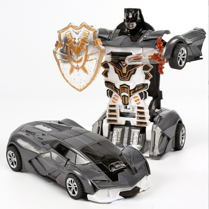 One-key Deformation Car Toys