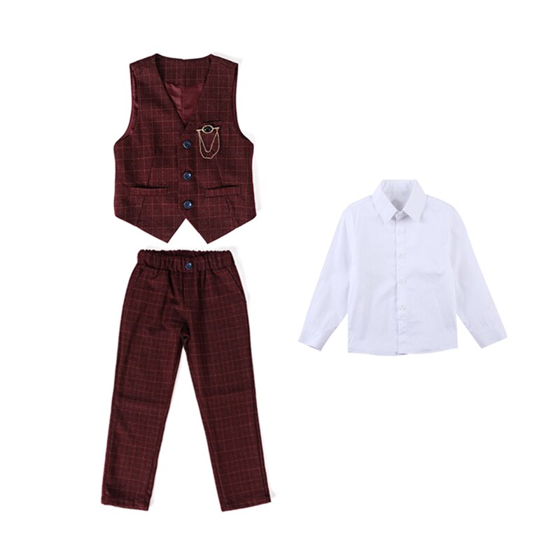 Kids Waistcoat Clothes Sets