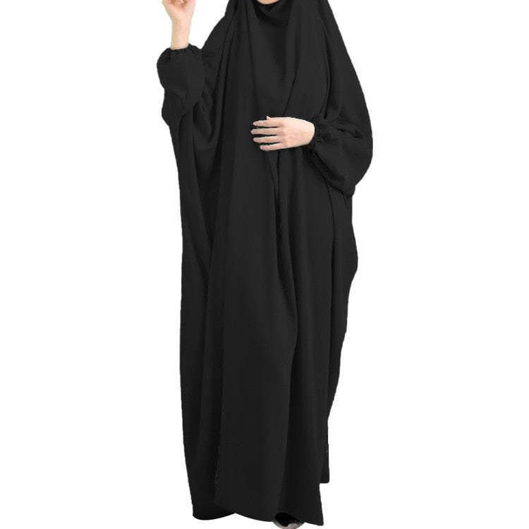 Bat Sleeve Hooded Robe