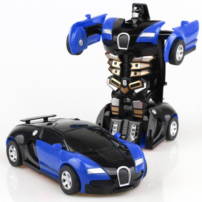 One-key Deformation Car Toys
