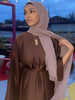 Laden Sie das Bild in den Galerie-Viewer, Plain Abaya Dress For Muslim Women