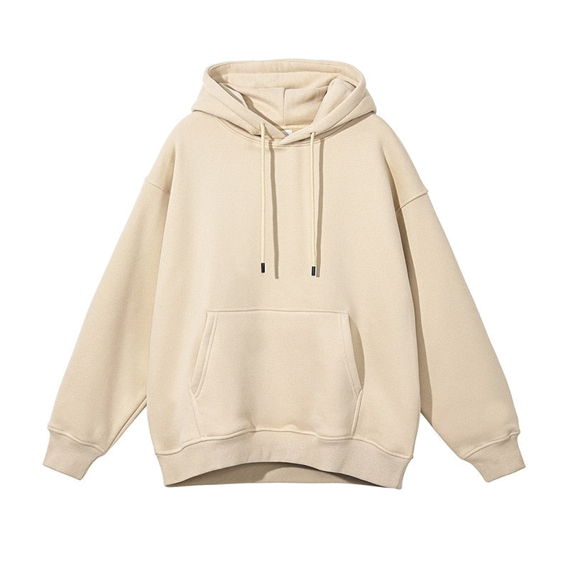 Solid Color Hooded Sweater 2-Piece Set
