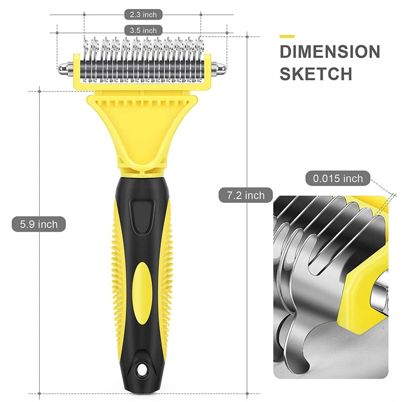 Pets Stainless Steel Grooming Brush