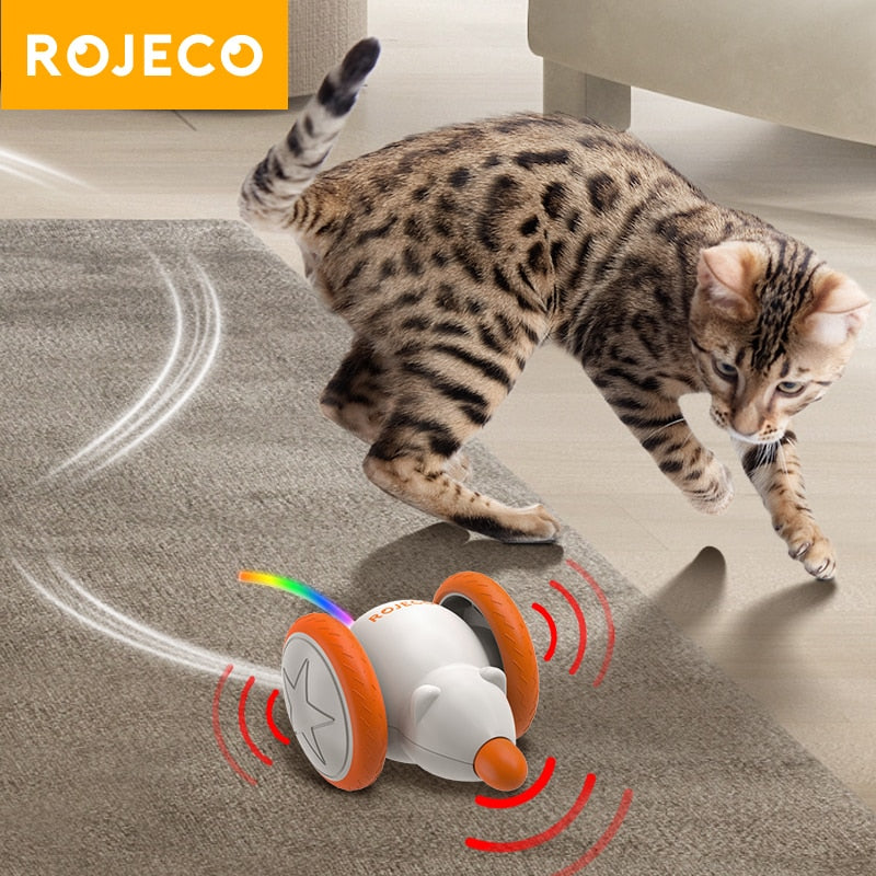 LED Rechargeable Mice Indoor Toys For Cat