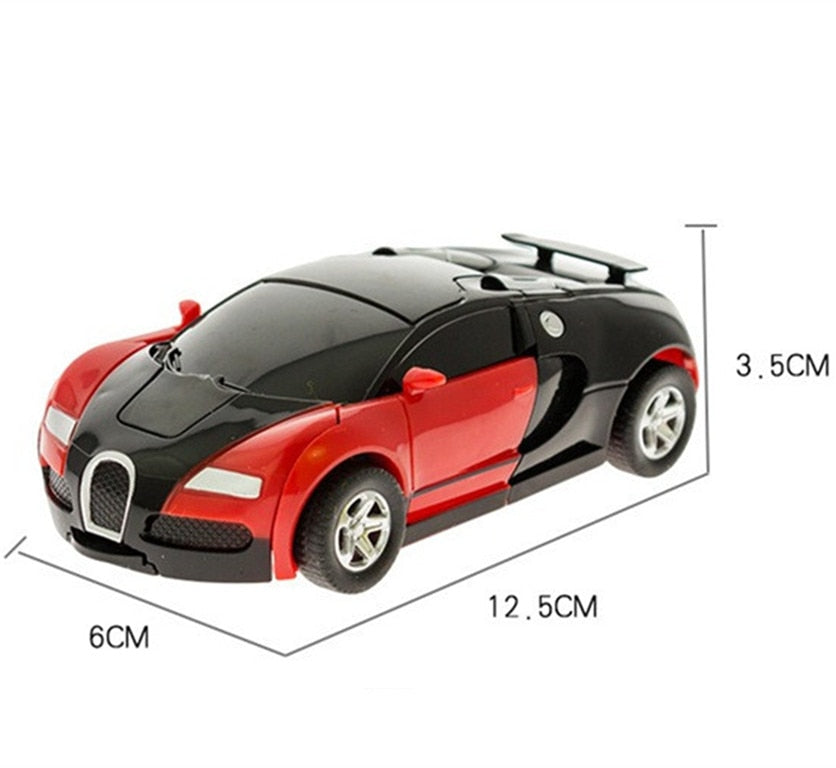 One-key Deformation Car Toys