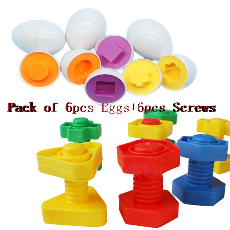 Baby Learning Educational Egg Toys For Kids Children 2 3 4 Years