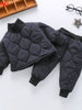 Boys Warm Coat +pant Sets