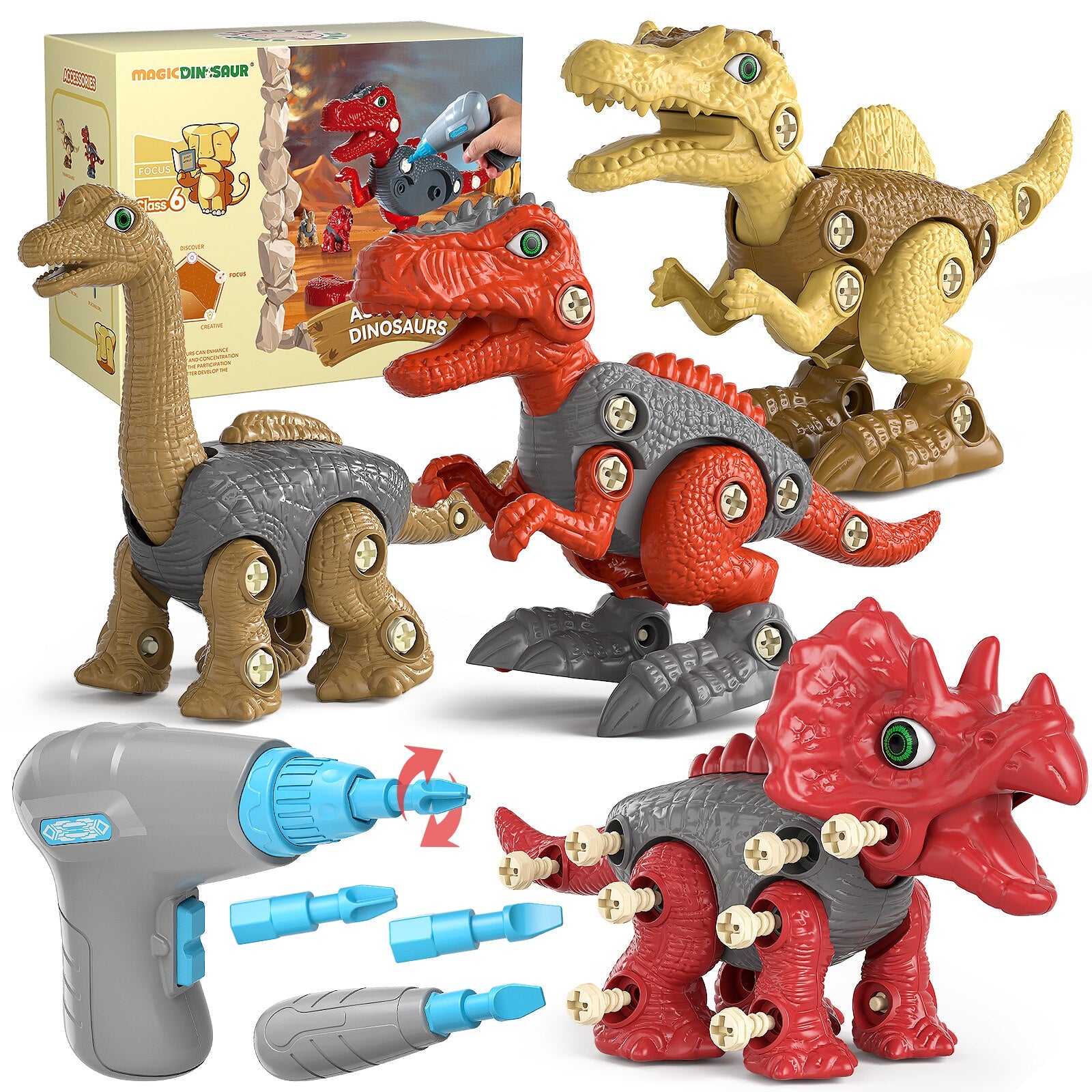 Assembled Dinosaur Building Toy