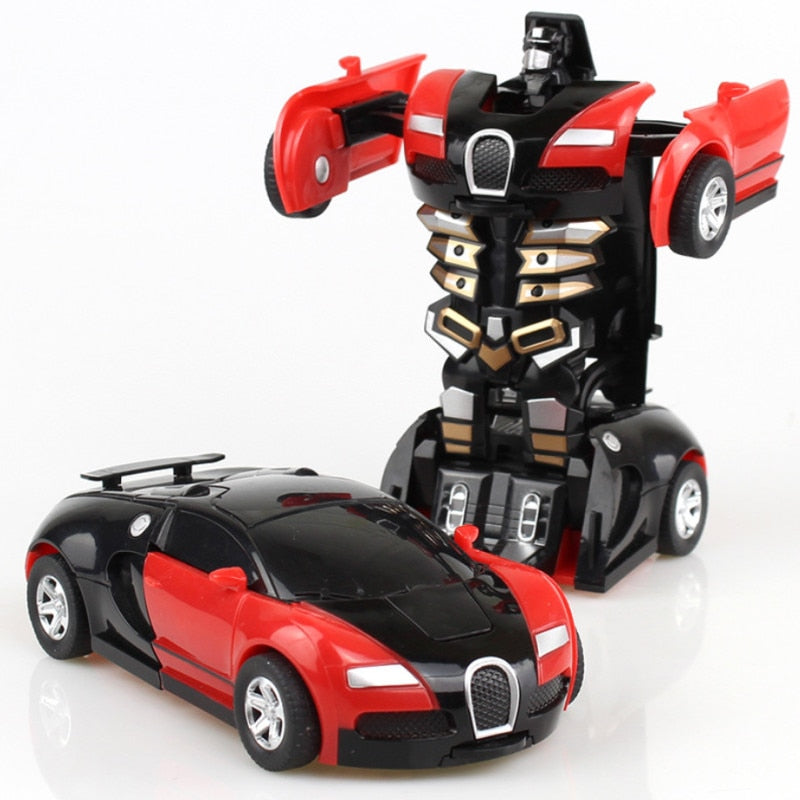 One-key Deformation Car Toys
