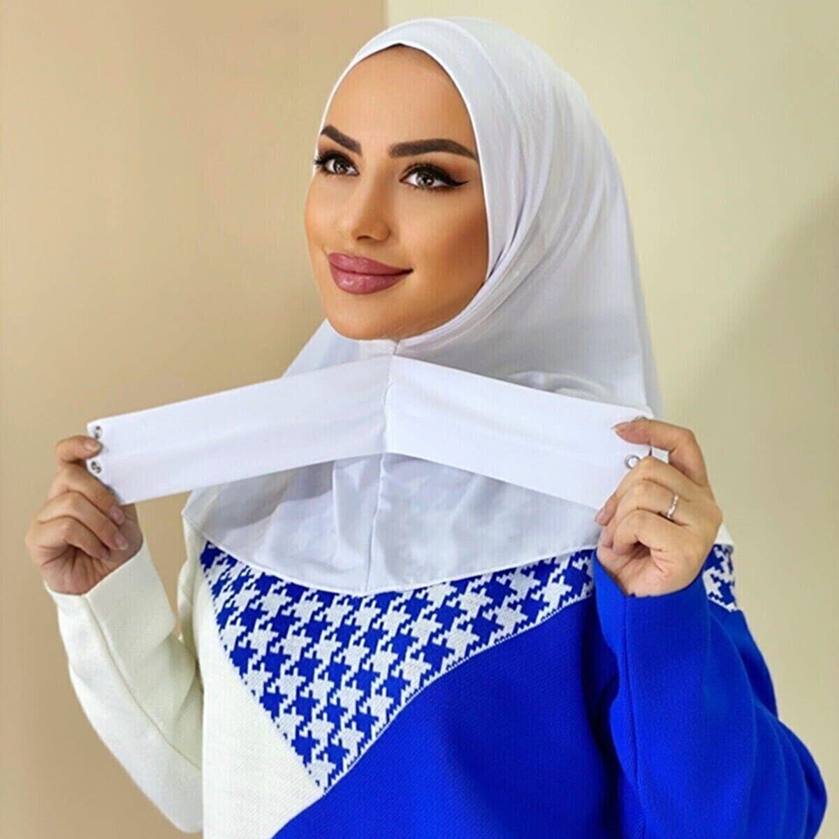 Ready to Wear Snap Fastener Hijab