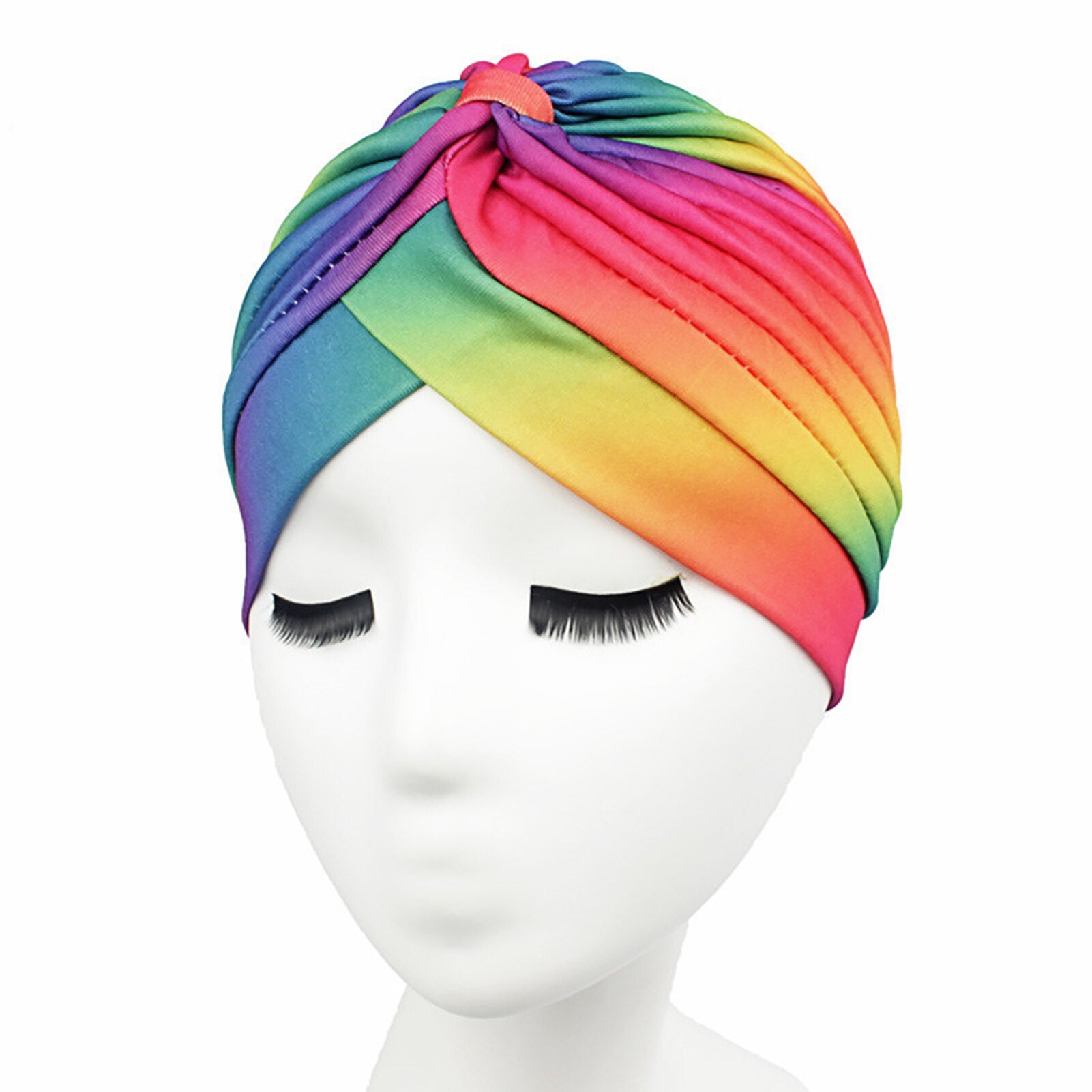 Rainbow Color Hijab Turban