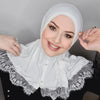 White Lace Modal Hijab