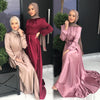 Muslim Fashion Belted Abaya