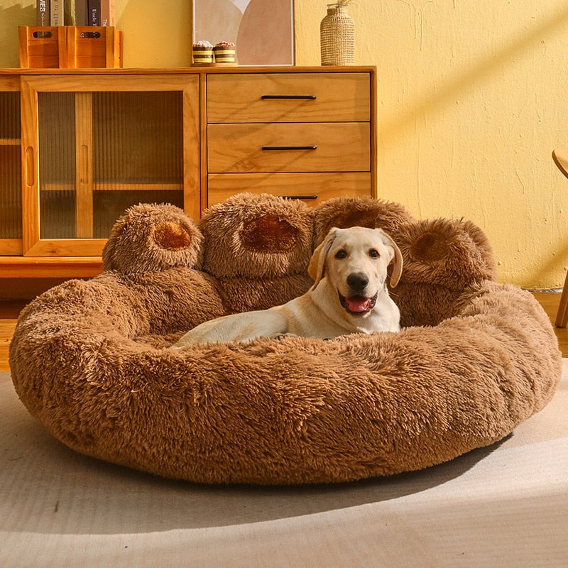 Bear Paw Shape Super Soft Beds For Pet