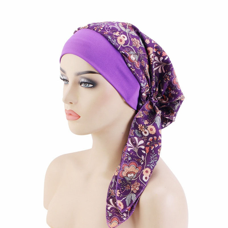 Women Printed Beanie Turban